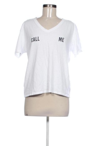 Tricou de femei Bershka, Mărime M, Culoare Alb, Preț 52,49 Lei, #138086167