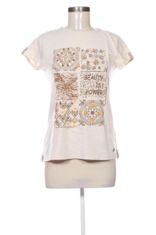 Damski T-shirt 17 & Co., Rozmiar M, Kolor Beżowy, Cena 25,40 zł, #138057442
