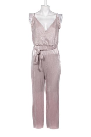 Salopetă lungă de damă Bershka, Mărime M, Culoare Mov deschis, Preț 71,00 Lei, #138029617