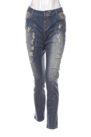 Blugi de femei Blue Monkey, Mărime XL, Culoare Albastru, Preț 141,72 Lei, #138045965
