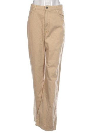 Blugi de femei Bershka, Mărime M, Culoare Bej, Preț 88,03 Lei, #138046432