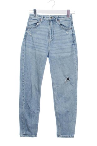 Damskie jeansy Bershka, Rozmiar XXS, Kolor Niebieski, Cena 50,80 zł, #138060628