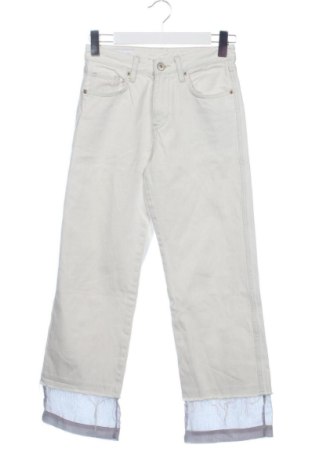 Blugi de femei Zara, Mărime XS, Culoare Ecru, Preț 78,74 Lei, #138060881