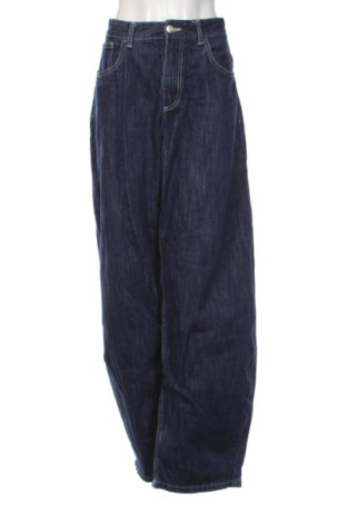 Blugi de femei Bershka, Mărime L, Culoare Albastru, Preț 99,73 Lei, #138062009