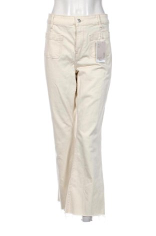 Blugi de femei Mango, Mărime L, Culoare Ecru, Preț 209,96 Lei, #138065132