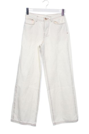 Damskie jeansy Zara, Rozmiar XS, Kolor ecru, Cena 63,50 zł, #138066807