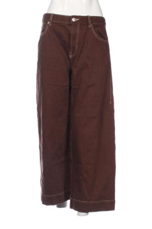 Damskie jeansy Bershka, Rozmiar L, Kolor Brązowy, Cena 80,44 zł, #138076566