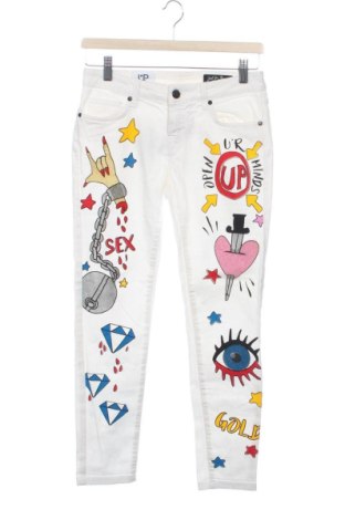 Blugi de femei Up Jeans, Mărime S, Culoare Alb, Preț 295,73 Lei, #138077578