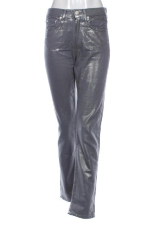 Blugi de femei Zara, Mărime M, Culoare Argintiu, Preț 104,98 Lei, #138082471