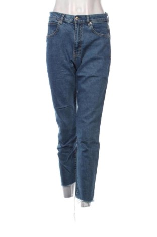 Blugi de femei Pull&Bear, Mărime M, Culoare Albastru, Preț 73,49 Lei, #138083252