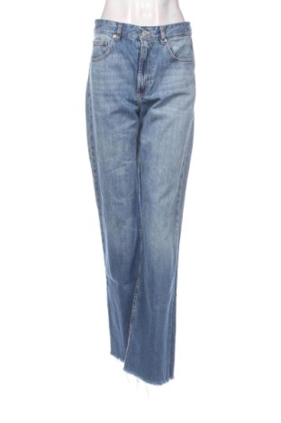 Damskie jeansy Zara, Rozmiar S, Kolor Niebieski, Cena 80,44 zł, #138059222