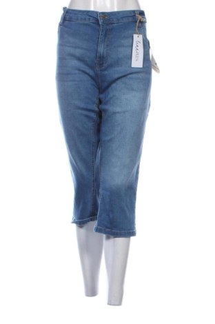 Damskie jeansy Line Plus, Rozmiar 3XL, Kolor Niebieski, Cena 76,20 zł, #138067760