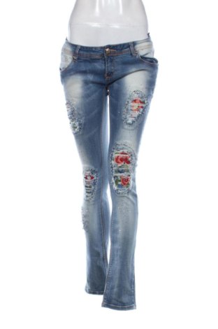 Blugi de femei Unbranded, Mărime L, Culoare Albastru, Preț 47,24 Lei, #138075142