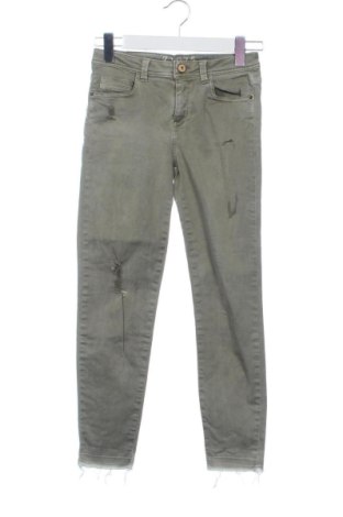 Dámske džínsy  Zara, Veľkosť S, Farba Zelená, Cena  18,00 €, #138078997