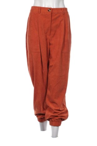 Pantaloni de velvet de femei Unbranded, Mărime XXL, Culoare Portocaliu, Preț 52,49 Lei, #138045568