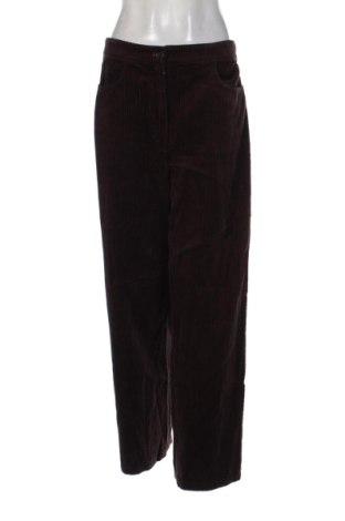 Pantaloni de velvet de femei Zara, Mărime L, Culoare Maro, Preț 62,99 Lei, #138047787