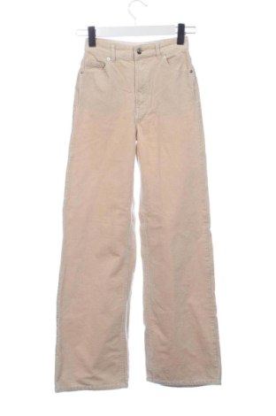 Női kordbársony nadrág H&M Divided, Méret XXS, Szín Bézs, Ár 2 837 Ft, #138059096