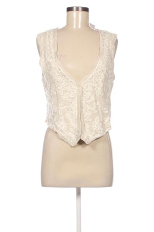 Vestă de femei Unbranded, Mărime M, Culoare Ecru, Preț 89,23 Lei, #138074584