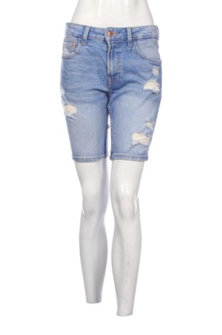 Damskie szorty Bershka, Rozmiar L, Kolor Niebieski, Cena 40,69 zł, #138040461
