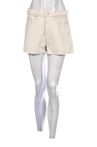 Pantaloni scurți de femei H&M, Mărime L, Culoare Ecru, Preț 56,00 Lei, #138053108