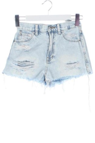 Γυναικείο κοντό παντελόνι Pull&Bear, Μέγεθος XXS, Χρώμα Μπλέ, Τιμή 9,53 €, #138057331