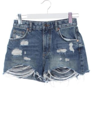 Damskie szorty Bershka, Rozmiar XS, Kolor Niebieski, Cena 46,57 zł, #138060218