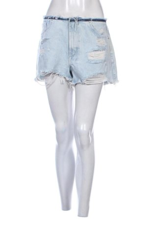 Damskie szorty Bershka, Rozmiar M, Kolor Niebieski, Cena 46,57 zł, #138066091