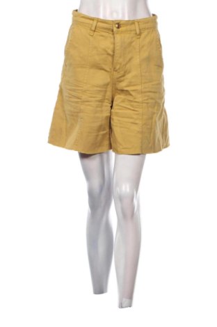 Pantaloni scurți de femei LC Waikiki, Mărime S, Culoare Galben, Preț 41,99 Lei, #138067619