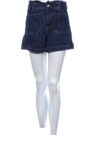 Pantaloni scurți de femei Zara, Mărime S, Culoare Albastru, Preț 78,74 Lei, #138082832