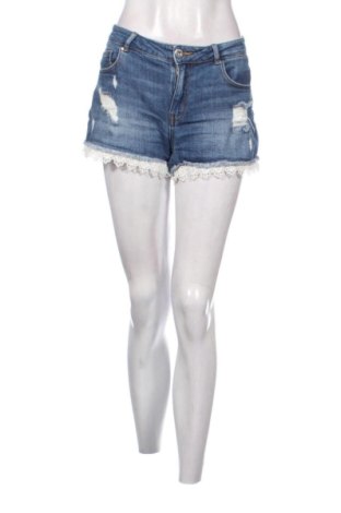 Pantaloni scurți de femei Amisu, Mărime L, Culoare Albastru, Preț 47,24 Lei, #138041208