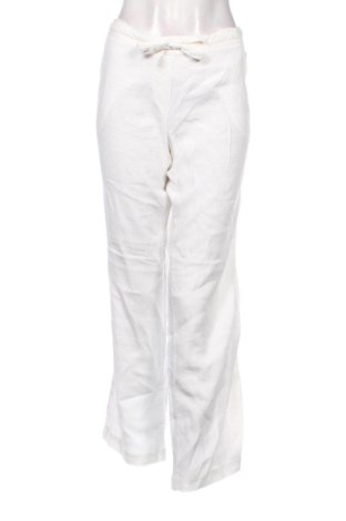 Damenhose 120% Lino, Größe L, Farbe Ecru, Preis € 86,00, #138046378