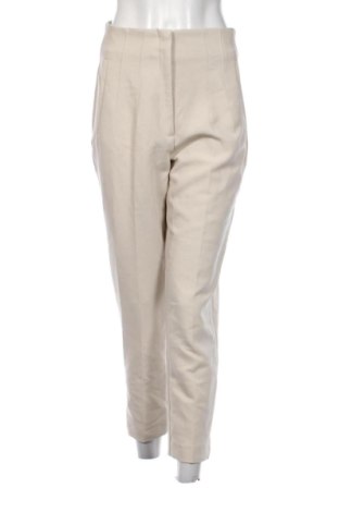 Pantaloni de femei Zara, Mărime M, Culoare Bej, Preț 73,49 Lei, #138047133