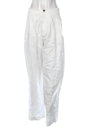 Pantaloni de femei Zara, Mărime M, Culoare Alb, Preț 91,27 Lei, #138048880