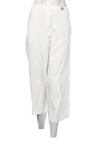 Damskie spodnie H&M, Rozmiar XL, Kolor ecru, Cena 67,74 zł, #138057026