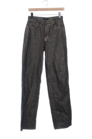 Дамски панталон Massimo Dutti, Размер XS, Цвят Златист, Цена 34,00 €, #138084410