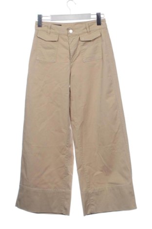 Damskie spodnie Zara, Rozmiar XS, Kolor Beżowy, Cena 56,73 zł, #138032400
