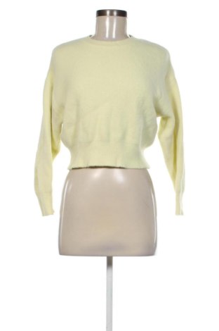 Pulover de femei Bershka, Mărime M, Culoare Galben, Preț 42,16 Lei, #138045538