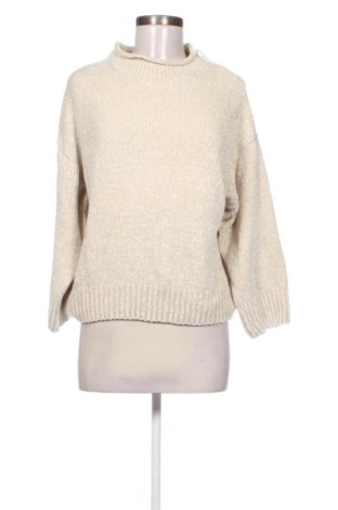 Pulover de femei Pull&Bear, Mărime M, Culoare Bej, Preț 85,00 Lei, #138056979
