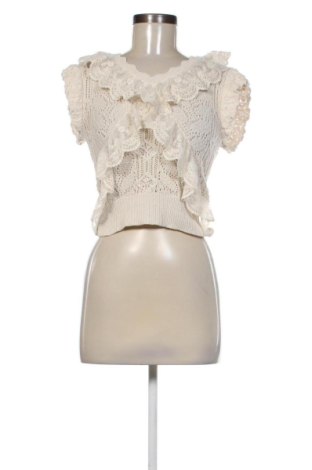Damski sweter Zara, Rozmiar M, Kolor ecru, Cena 59,27 zł, #138060945