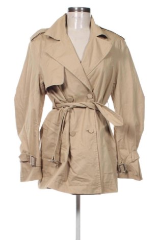 Trench de femei Bershka, Mărime XS, Culoare Bej, Preț 110,23 Lei, #138058507