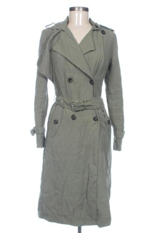 Trench de femei Bershka, Mărime S, Culoare Verde, Preț 105,00 Lei, #138070610