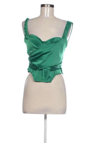 Damski top Pretty Little Thing, Rozmiar M, Kolor Zielony, Cena 33,87 zł, #138045150