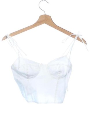 Top de femei Bershka, Mărime XS, Culoare Alb, Preț 52,08 Lei, #138046975