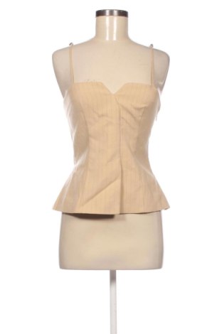 Дамски топ Zara, Размер S, Цвят Бежов, Цена 12,00 €, #138084190