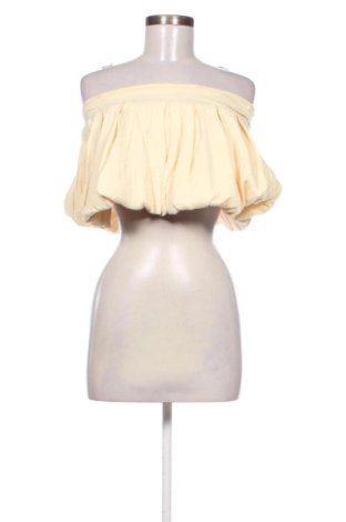 Top de femei Zara, Mărime S, Culoare Galben, Preț 62,99 Lei, #138085553