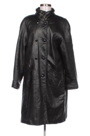 Palton din piele pentru damă Unbranded, Mărime L, Culoare Negru, Preț 1.094,00 Lei, #138080810