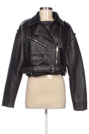 Dámska kožená bunda  Zara, Veľkosť L, Farba Čierna, Cena  51,69 €, #138079224