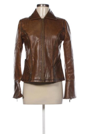 Geacă de piele pentru femei Unbranded, Mărime XL, Culoare Maro, Preț 162,72 Lei, #138065673