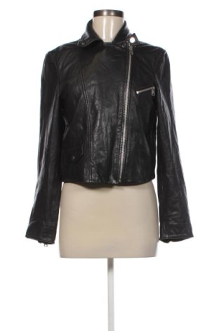 Geacă de piele pentru femei Mango, Mărime L, Culoare Negru, Preț 594,04 Lei, #138069781