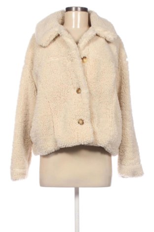 Дамско палто Zara, Размер L, Цвят Екрю, Цена 76,00 €, #138075251